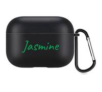 Estuche con Nombre Personalizado Compatible con Apple AirPods Pro 3rd (2025), Funda Blanda Personalizada con Estilo de Escritura a Mano (Negro)