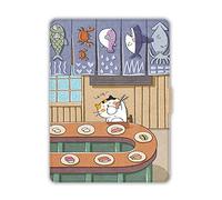 Estuche con soporte para Kindle Paperwhite de 6" (se adapta a la 10.ª generación de 2018 y a todas las generaciones de Paperwhite anteriores a 2018) - DP75SDI Color kpw1-2-3/abstract anime fish an