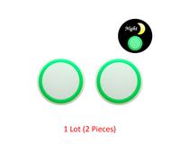 Estuche con tapas de joystick luminosas de color verde brillante para mandos de Sony Playstation DualSense Dualshock