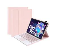 Estuche con Teclado para Tab P11 Pro (2.ª generación) TB132FU, Pad Pro 2022 de 11,2 Pulgadas, Teclado Inalámbrico Desmontable Magnético con Cubierta de Soporte Delgado (Rosa)
