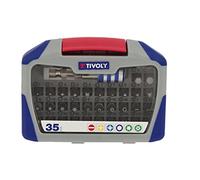 Estuche de 35 puntas de atornillado estándar.