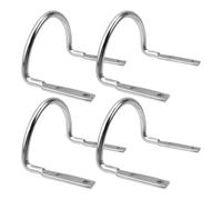 Estuche de - 4 portaherramientas en U para cinturón de trabajo - Accesorios de acero para hacha taladro medidor pala fontanero