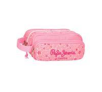 Estuche de 5 piezas, ovalado, Alenka Pink - Pepe Jeans