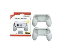 Estuche de agarre para soporte de Joy-Con izquierdo y derecho, color blanco, para mando Oled NS de Nintendo Switch