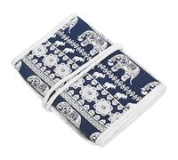 Estuche de Agujas de Tejido Versátil con un Diseño Espacioso para un Fácil Almacenamiento Ganchos Crochet: Bolso Duradero Tela Oxford para Viajar y Uso en el Hogar en Encantador Estampado Elefante