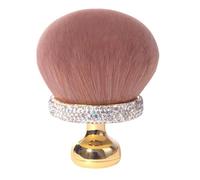 Estuche de agujas extra grande para maquillaje corporal y bronceador de piernas, aplicador de protección solar, brocha de base de 7,6 cm de ancho, cepillo ovalado de limpieza facial (blanco, talla