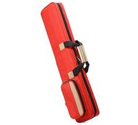 Estuche de almacenamiento, bolsa for flauta, mochila tela Oxford, accesorios suaves resistentes al agua, instrumentos gran capacidad Para Flautista(Red)