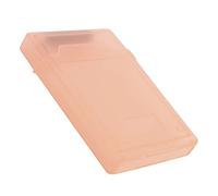 Estuche de Almacenamiento de Disco, Caja de Protección de Disco Duro Portátil Fácil de Transportar, Ajuste SSD HDD de 2,5 Pulgadas(Rojo)