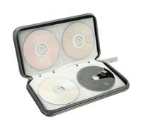 Estuche de almacenamiento de discos para 40 u 80 CD o DVD, portátil, de plástico, ideal para CD de audio, MP3 o de vídeo con películas, Blu Ray, de videojuegos o discos de mezcla, de Gadget Hoppa