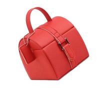Estuche de almacenamiento de joyas con múltiples compartimentos, resistente, elegante soporte para accesorios para mujer, soporte compacto para joyas