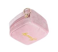 Estuche de almacenamiento de lápiz labial de viaje, estuche de viaje para cosméticos, kit de almacenamiento para delineador de ojos, lápiz de cejas, polvo, Pink, Refer to , Unisex