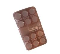 Estuche de almacenamiento de lentes fácil de transportar con herramienta a prueba de polvo y desgaste, 6 pares de soportes para lentes para trabajadores de oficina, estudiantes, portalentes