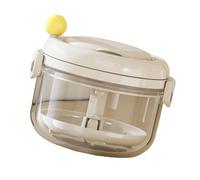 Estuche De Almacenamiento De Retenedores De Ortodoncia con Sistemas De Limpieza Manual Integrados Solución De Higiene ABS para Viajes Limpiador De Retenedores Dentales Manual