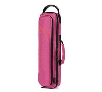 Estuche de almacenamiento for flauta 16 orificios, transporte, instrumento, bolso suave un solo hombro Para Flautista(Pink)