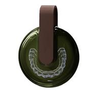 Estuche de almacenamiento - Funda decorativa, soporte moderno | Estuche de viaje portátil para aparatos de contención, alineadores transparentes, prótesis dentales, contenedor para parad