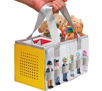 Estuche de almacenamiento mejorado para Toniebox Starter Set y figuras Tonies, bolsa plegable de alta calidad que puede contener 30-40 personajes de Tonies, funda de transporte ThxYour (amarillo)