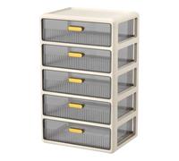 Estuche de almacenamiento multiusos para escritorio con cajones deslizantes suaves para suministros de oficina y almacenamiento de documentos, uso doméstico