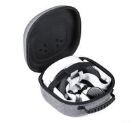 Estuche de almacenamiento para auriculares Meta 3, 2 y 3s con ranuras para controlador, bolsa de viaje de nailon negro y gris, carcasa protectora para accesorios de juegos Vr, bolsa de transporte