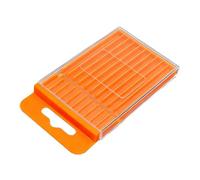 Estuche de Almacenamiento para Brocas,Portátil con Bandeja Extraíble para Piezas Pequeñas | Almacenamiento de Puntas - para Piezas Pequeñas, Puntas, DIY, Proyectos en Garaje y Taller