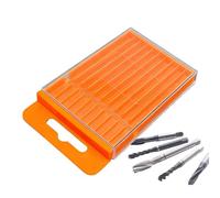 Estuche de Almacenamiento para Brocas | Portátil con Bandeja Extraíble para Piezas Pequeñas | para Brocas,para Taller, Garaje, Proyectos de Bricolaje, Herramientas, Piezas