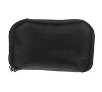 Estuche de Almacenamiento para Diabéticos Cremallera, Negro | Bolsa Portátil de Tela para Suministros Médicos y Glucómetros, Uso Diario, Transporte Fácil y Seguro