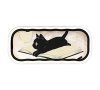 Estuche de almacenamiento para gafas - de transporte transparente con diseño de gato lindo, estuche para gafas, organizador portátil de carcasa dura | Ideal para mujeres, adolescentes, viajes, em