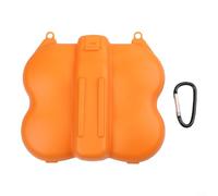 Estuche de almacenamiento para PC para Dji Neo 2, carcasa dura que absorbe los golpes con acabado resistente a los arañazos, viaje ligero para acompañante gris (naranja)