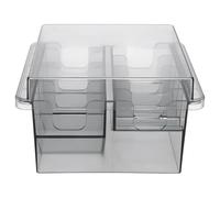 Estuche de almacenamiento para proteger y organizar accesorios de recortadora de pelo para uso doméstico o de viaje, práctico almacenamiento de cortaúñas