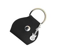 Estuche de almacenamiento para púas de guitarra, llavero, bolsa duradera para púas de guitarra, organizador portátil para púas de guitarra para músicos, caja de púas fácil de transportar para guitarra