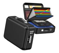 Estuche de almacenamiento permanente para documentos que ofrece seguridad inmune al agua, asa transportable para un fácil transporte, resistente al fuego