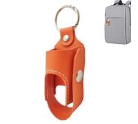Estuche de almacenamiento portátil para inhalador, funda de transporte para inhalador de construcción resistente para viajes de negocios, hogar, escuela, camping, viajes, Naranja1, Refer to