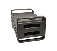 Estuche de Almacenamiento Seguro con Cubierta Extraíble para Orificios de Refrigeración del Soporte SSD Samsung T7 y Ranura para Cable Tipo C para Unidad de Estado Sólido Portátil T7 (Two Slots)