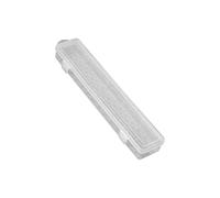 Estuche de almacenamiento transparente para bolígrafos de acuarela de viaje a prueba de polvo con tapa, organizador de brochas cosméticas portátil con tapa