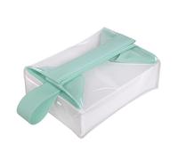 Estuche de aseo con cierre magnético, estuche de viaje con cierre magnético para maquillaje, bolsillo de almacenamiento para baño, viajes de negocios, fin de semana, mujeres, Verde, Se référer à la
