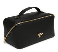 Estuche de belleza de lujo de Alice Wheeler London, neceser de tocador, neceser de maquillaje para mujer, 3 tamaños diferentes, Black, L, Neceser