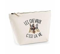Estuche de caballo es la vida | Bolsa de aseo de maquillaje Idea Bolsa de regalo