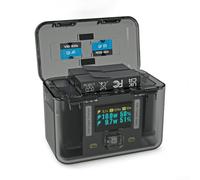 Estuche de carga de alto rendimiento de 24 W para almacenamiento de tarjetas de memoria Insta360 AcePro2 e indicador de batería en tiempo real