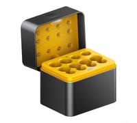 Estuche de carga de batería AA AAA, paquete de 8 cargadores multifunción para baterías de litio de 1,5 V de tamaño 5/7, carga rápida con sobreprotección para viajes y uso doméstico