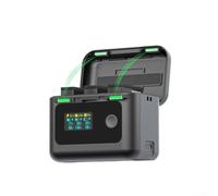 Estuche de carga multifuncional para DJI Action 6, concentrador de cargador de batería rápido PD3.0 de 24 W, caja de almacenamiento compacta de ABS para cámara deportiva al aire libre