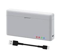 Estuche de carga portátil para 3 baterías para cámaras de acción 4/3 de acción USB de almacenamiento de carga accesorios de carga rápida