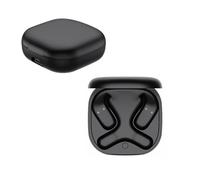 Estuche de Carga portátil para Auriculares SHOKZ OpenFit 2 T920/OpenFit 2+ T921. Cargador rápido de Repuesto para Auriculares inalámbricos de oído Abierto. Color Negro.