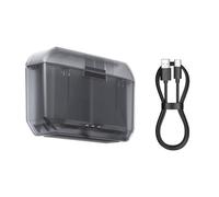 Estuche de carga Rapid 2 baterías de cámara luz LED para cámaras de acción cámara de acción