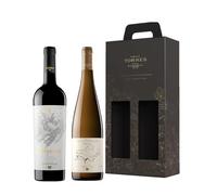 Estuche de cartón de 1 botella de Purgatori + 1 botella de Waltraud