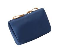 Estuche de cosméticos de Color de Bolsa de Maquillaje portátil a Prueba de derrames con Compartimentos Interiores Materiales de Nailon Resistentes Organizadores de cosméticos