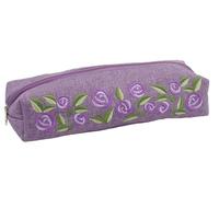 Estuche de cosméticos en diseño morado Rennie.