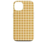 Estuche de Cuadros Amarillos - Patrón Cottagecore Honey Check Carcasa para iPhone 13