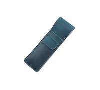 Estuche de Cuero for lápices, Estuche Retro Piel Vaca auténtica, for, Elegante Funda for un Solo bolígrafo para Lápices, Bolígrafos, Plumas Estilográficas(Blue Small)