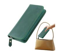 Estuche de Cuero para Bolígrafos Bolso Vintage Para Utilería Con 3