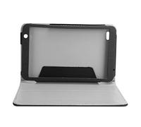 Estuche de Cuero para Tableta, Carcasa Anticaída con Suministros de Computadora de Pie para Teclast P80X, Protección de Esquina Estuches de Cubierta de Soporte de Folio (Negro)