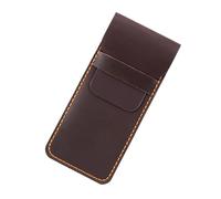 Estuche de cuero retro para lápices de fuente para hombres ligero organizador de bolígrafos para mujeres oficina herramienta de escritura organizadora multifunción bolsa de cuero para bolígrafos